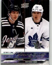 2023-24 Upper Deck Young Guns Checklist (Luke Hughes / Matthew Knies) #250