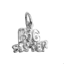 Big Sister Charm Pendant .925 Sterling Silver