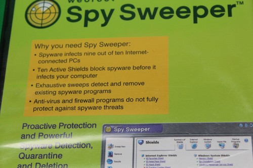 Webroot Spy Sweeper CD Rom Brand New In Plastic Wrap 2004 - Picture 5 of 8
