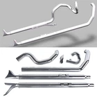 SHARKROAD True Duals With Fishtail Mufflers for Harley Softail 2000-2017