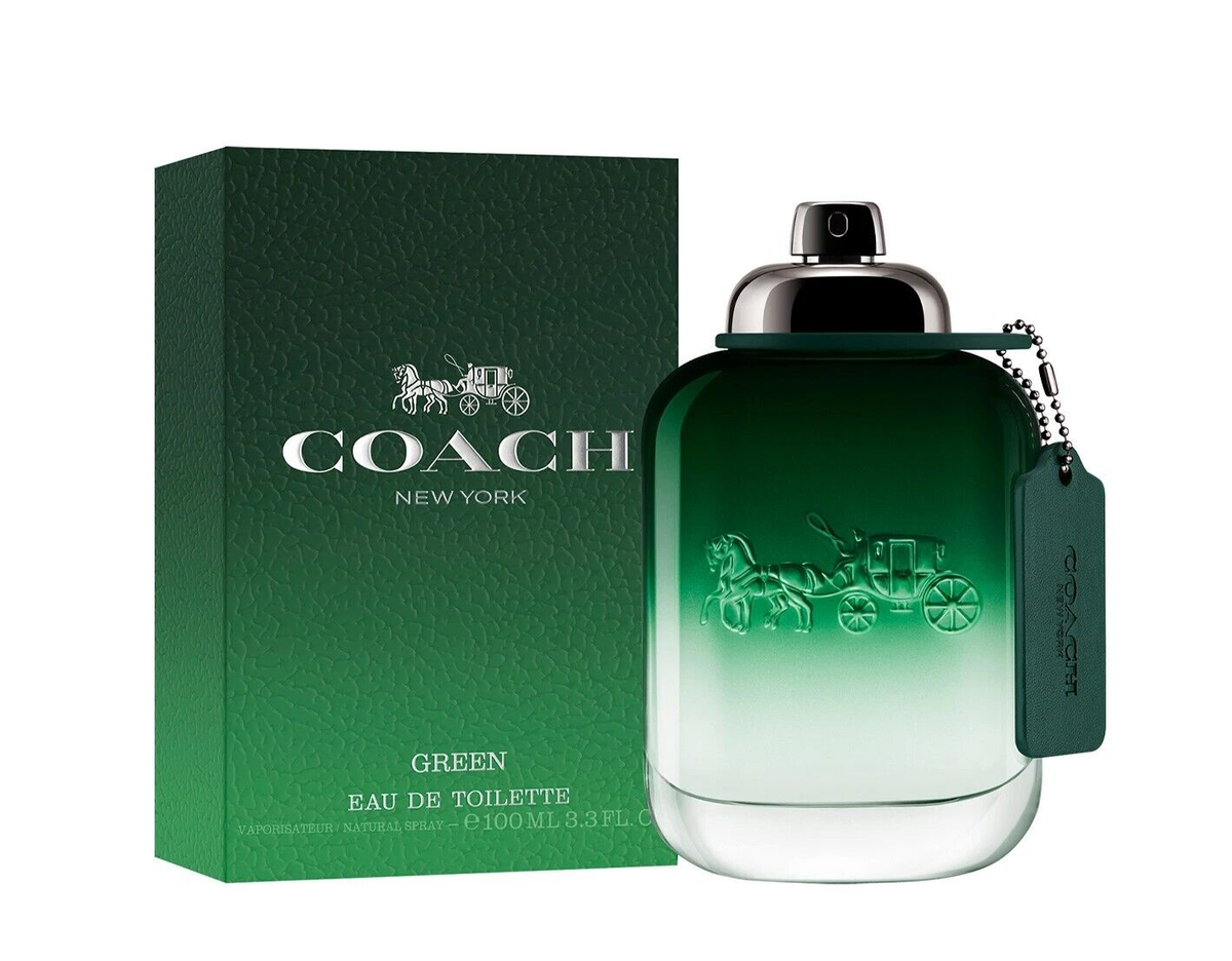 Green By Coach For Men EDT Spray 100 ml / 3.3 Fl Oz Man Perfume