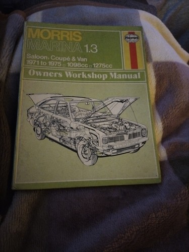 Haynes Workshop Manual For Morris Marina. - Picture 1 of 5