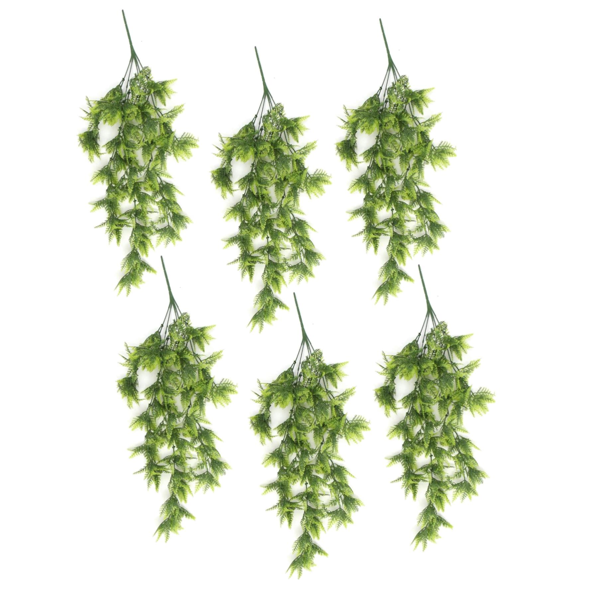 Leaf Boston Fern Hanging Artificial Plant 75cm - Green - Image 3