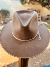 Stetson Felt Hat Dune The Gun Club 7 1/4 Acorn Color Regular Oval Mint