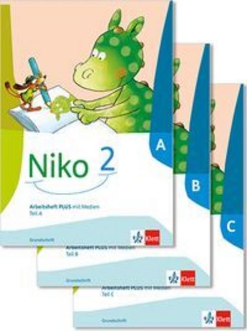 Niko 2. Arbeitsheft PLUS Sprache Lesen in Grundschrift mit Medien Klasse 2