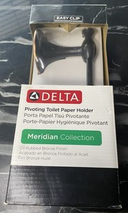 Delta Meridian Collection Pivoting Toilet Paper Holder in Oil Rubbed Bronze