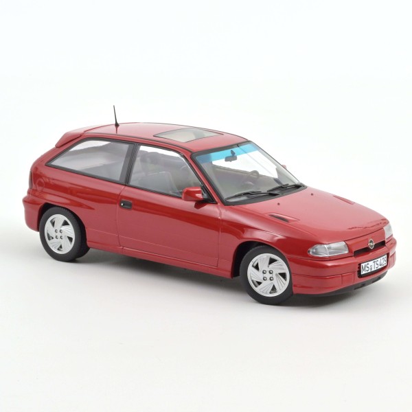 Norev 183672 Opel Astra F GSI 1991 rot 1:18 Modellauto