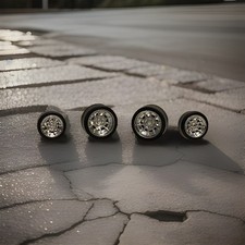 164 General Lee Dukes Of Hazard Vector Wheels For Hotwheels Customs Rubber Tire