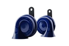 Universal 12V Blue Trumpet Horn Kit 400/500 Hz HighPerformance Sound