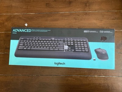 Logitech MK540 Advanced Keyboard Mouse Set Black Unopened Box
