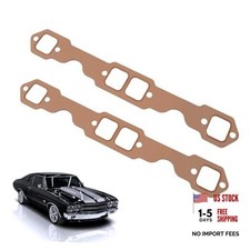 Sbc Header Gaskets - Oval Port Copper Exhaust Gasket Seals Compatible Sbc Header Gaskets - Oval Port Copper Exhaust Gasket Seals Compatible