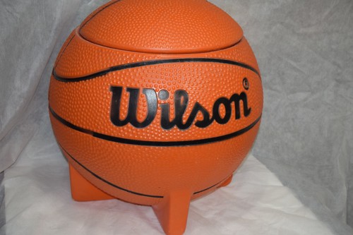 Vintage Wilson Basketball Child Size Toybox Hamper Cooler Toy Box GUC