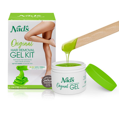 Nad'S Nads Original Natural Hair Removal Gel Wax Kit Waxing Kit For Full Body