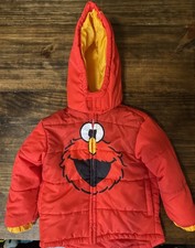 Sesame Street Elmo Jacket Size 3 T Used Good Condition