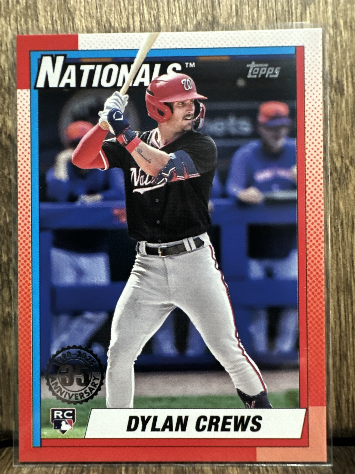 2025 Topps Series 1 Dylan Crews #T90-89 1990 Topps Baseball