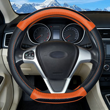 Flat Bottom Steering Wheel Cover For Mercedes Benz 14.5-15 D Shape Non-slip Flat Bottom Steering Wheel Cover For Mercedes Benz 14.5-15 D Shape Non-slip
