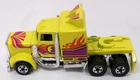 Vintage 1982 Hot Wheels Blackwalls Yellow Long Shot Truck Loose Flames Hong Kong