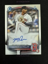 2025 Bowman Draft Marcus Phillips 1st Bowman Chrome Prospect Autograph -LYQ