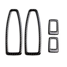 Door Window Lift Switch Panel Carbon Fiber Trims Sticker For BMW F20 F21/F30/F34