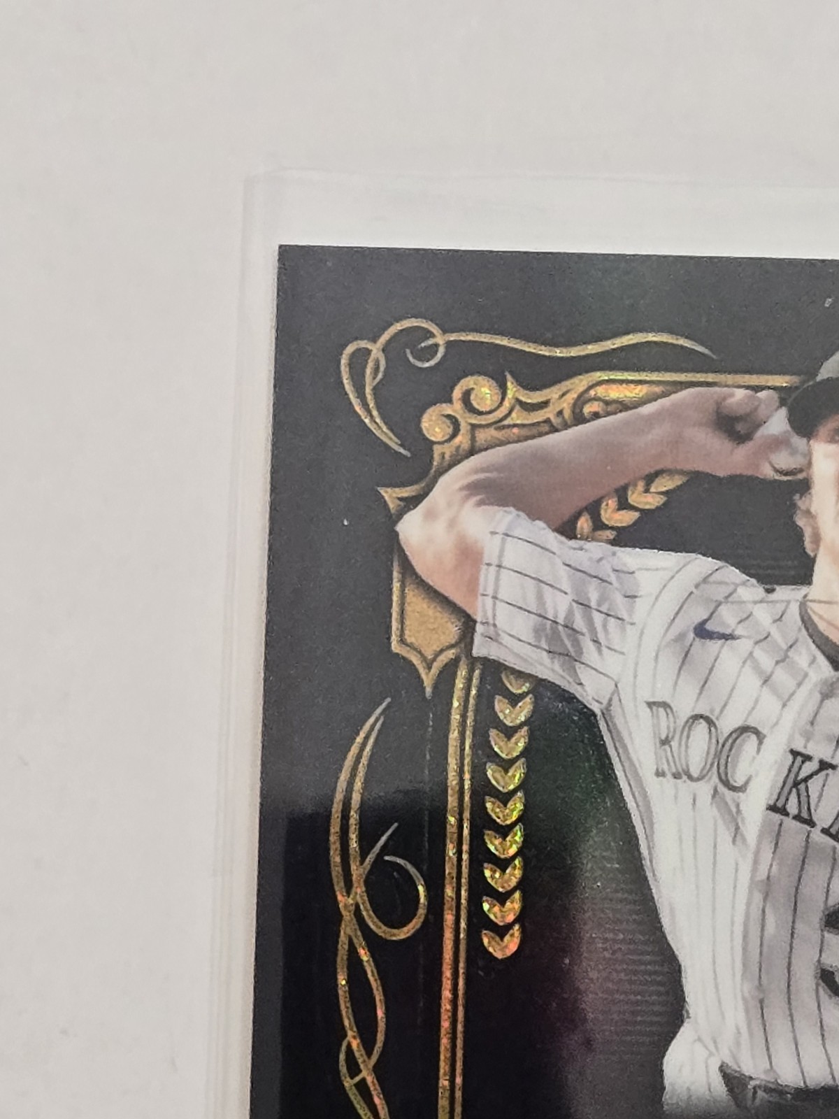 2026 Topps Chrome MLB Chase Dollander Ink Strokes Gold Auto /50  Rockies view 6
