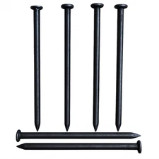 Turf Nails 6'' Non-Galvanized - Heavy-Duty Fasteners for Synthetic Grass