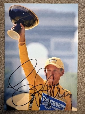 Signiertes Foto Lance Armstrong
