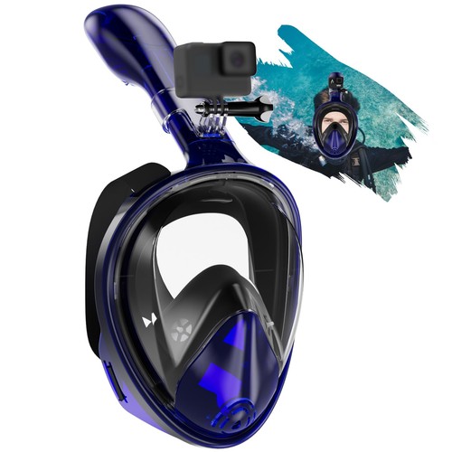 Maschera Snorkeling per Adulti Maschera Integrale Snorkeling a 180° / Sicurezza - Foto 15 di 24