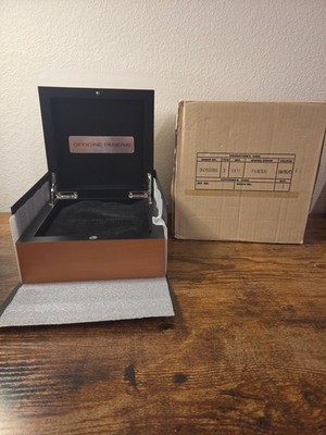 PANERAI LUMINOR SUBMERSIBLE PEARWOOD OEM TRIPLE WATCH BOX SET AUTHENTIC ORIGINAL