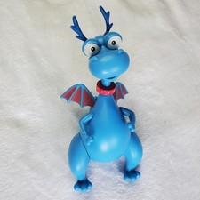 Disney Doc Mcstuffins Stuffy Blue Dragon PVC Figure Toy 8"
