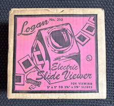 Vintage LOGAN MAGNA-VIEW Electric Table Slide Viewer in Box VF 8.0 Not Working 