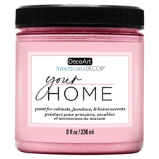 DecoArt Americana Decor Your Home Paint 8oz-Aurora Pink