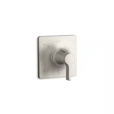 #ad KOHLER Venza 1 Handle Pressure Balancing Valve Trim in Vibrant Brushed Nickel $54.99