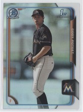 2015 Cody Poteet Bowman Chrome Refractor    RC     #108 (21C1203) $6 MAX SHIP