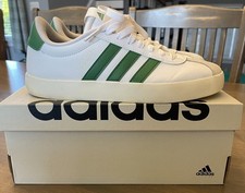 Adidas Womens VL Court 3.0 White Skateboarding Shoes Size 9 ID9069 Excellent