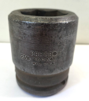 Proto 15034, 2-1/8'' Standard Impact Socket, 1-1/2'' Drive, 6 Point USA