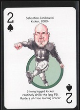 Sebastian Janikowski 2016 Hero Decks Oakland Raiders Football Heroes Cards #2S