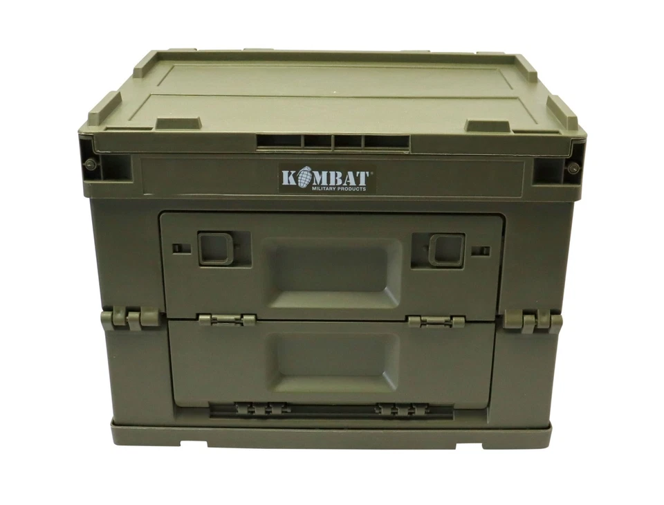 Kombat UK Military Folding Storage Box Green Compact Stackable Convenient NEW UK - Image 4 of 4