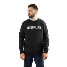 Caterpillar Crewneck Sweater Midweight Workwear Fleece Sweatshirt Sizes S-4XL