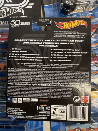 Hot Wheels 50th Anniversary Favorites Complete Set Of 10 Camaro Drag Bus - Picture 4 of 4