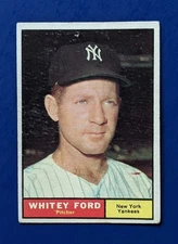 1961 Topps - Whitey Ford HOF #160 - New York Yankees VG
