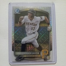 2025 Bowman - Chrome Prospects Konnor Griffin #BCP-86 Mojo Refractor (RC)