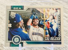 2026 Topps Series 1 Celebration Cal Raleigh #140 Dugout Peeks SP