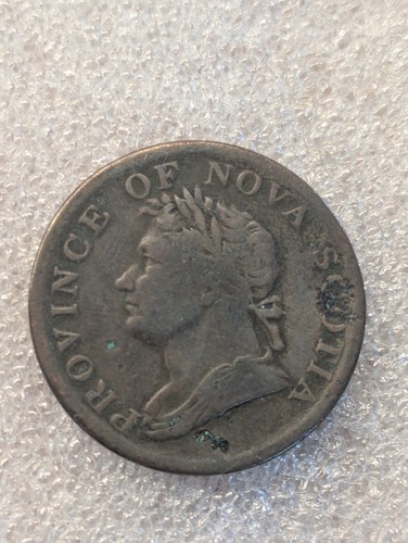 1832 CANADA Nova Scotia Half Penny Token
