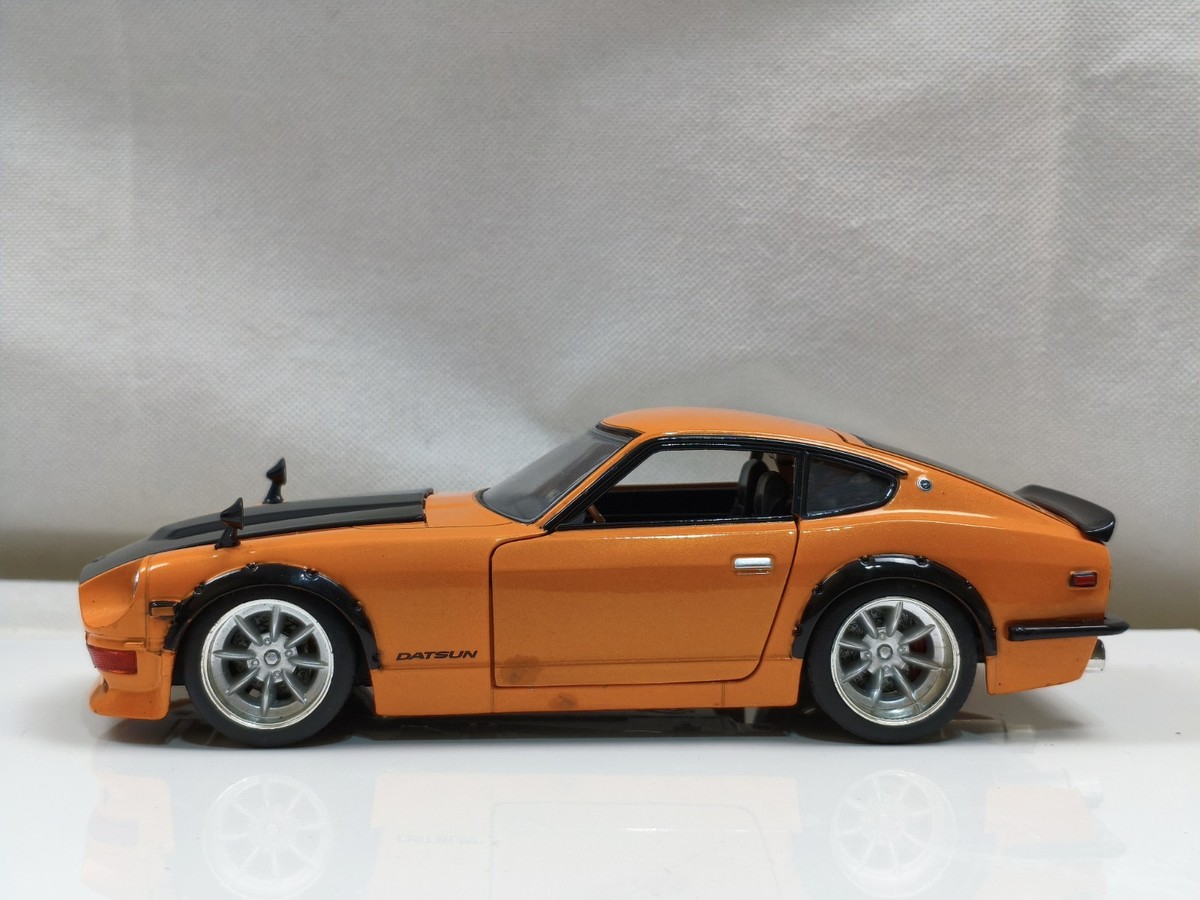 Jada 1/24 Datsun 240z Fairlady Classic Retro Jdm Sports Car Orange