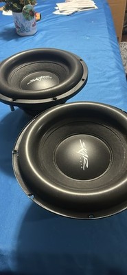 Used SKAR AUDIO SDR-12 D2 12'' 1200 WATT MAX POWER DUAL 2 OHM CAR SUBWOOFER