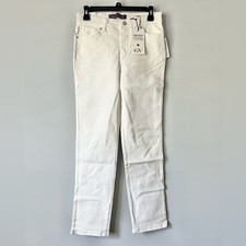 Gloria Vanderbilt Women  s Petite Amanda High Rise Straight-Leg Jeans Size 4