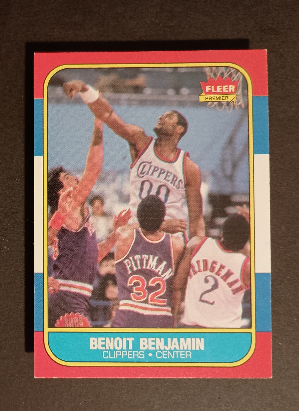 1986-87 Fleer - Benoit Benjamin #8 RC  NM