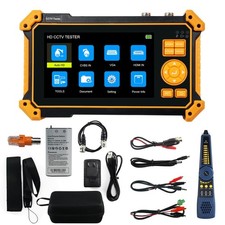 CCTV Camera Tester, 8MP TVI CVI AHD SDI CVBS Analog Camera Tester 5 inch TFT-...