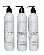 3 Bottles Alice + Co Botanicals Hydrating SHAMPOO Lavender & Eucalyptus 12oz New
