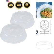 Microwave Cover Set 2pcs Plastic Splatter Gua...